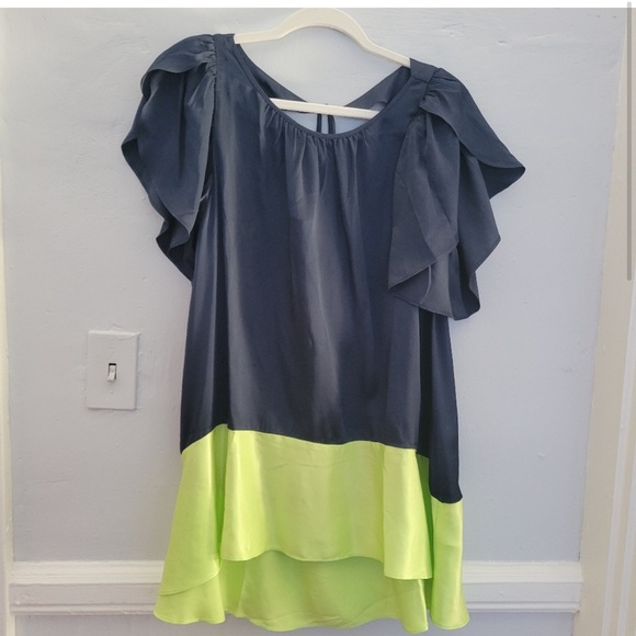 Anthropologie Maeve Colorblocked Tunic Blouse - Picture 5 of 6